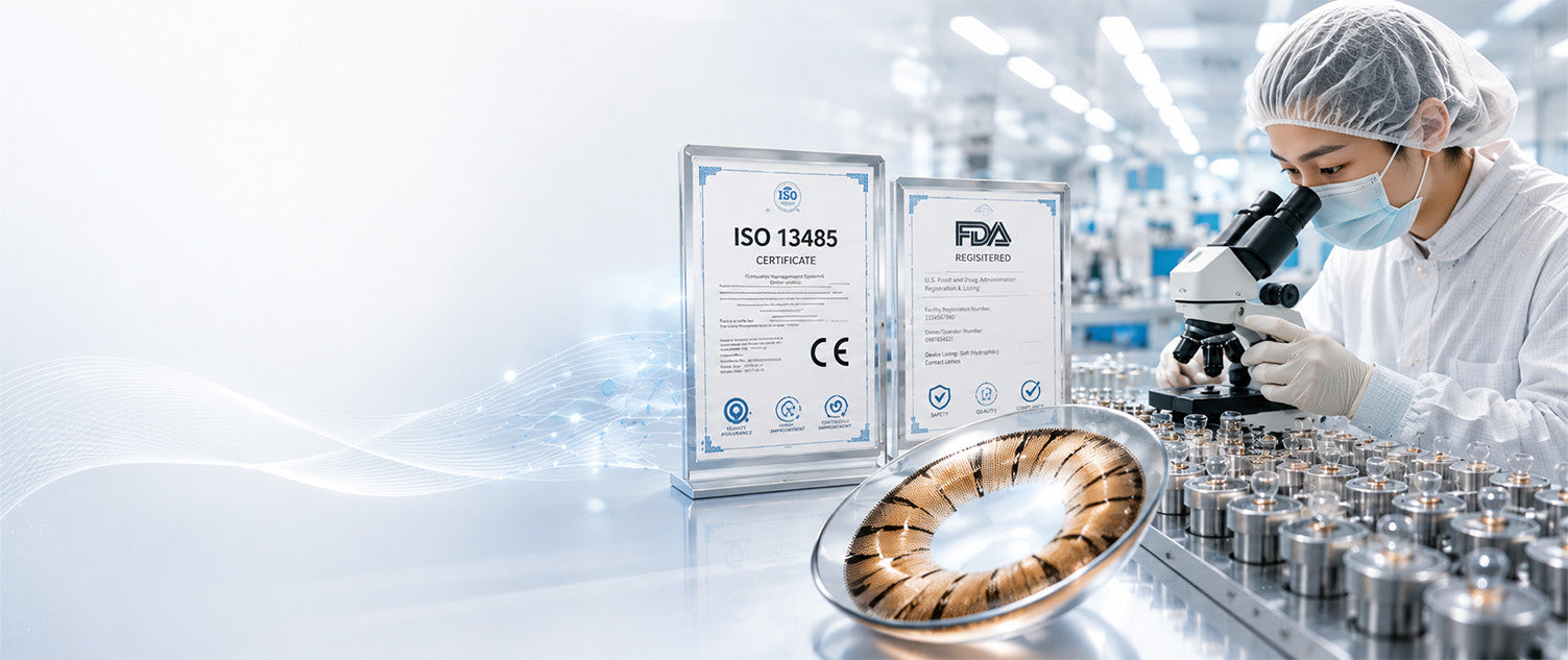 How to choose a reliable colored contact lens manufacturer