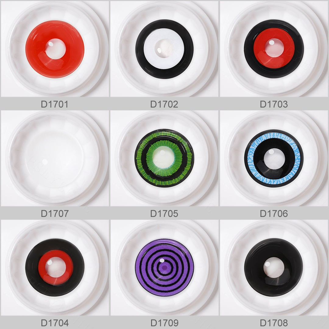 17mm mini sclera contacts lens close-up