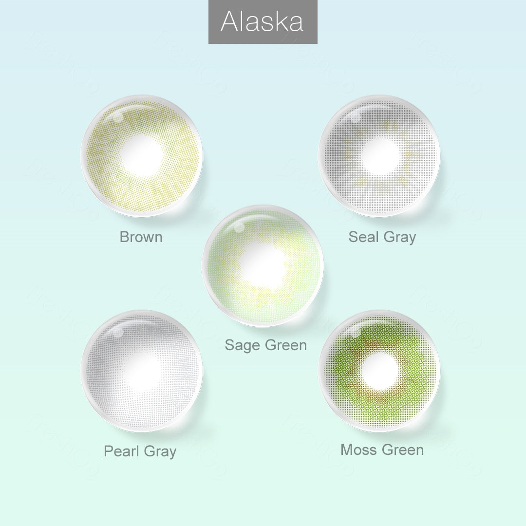 Alaska Colored Contacts shade variants