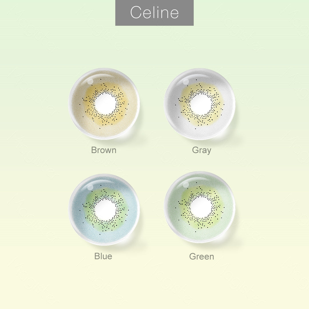 Celine Colored Contacts close-up